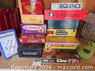 MaxSold Auction: Family Game Night! Boxed Board Game Collection plus Dominoes, and more! - Denver (Colorado, USA) SELLER MANAGED Estate Sale Online Auction - Greenwood Court