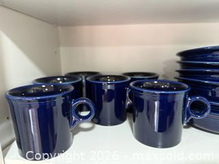MaxSold Auction: Fiesta Cobalt Blue 24-Piece Dinnerware Set - Denver (Colorado, USA) SELLER MANAGED Estate Sale Online Auction - Greenwood Court