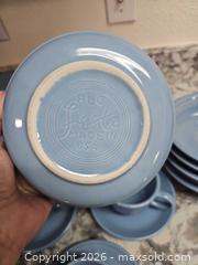 MaxSold Auction: Fiesta Periwinkle Blue Dinnerware Set, Service for 8 - Denver (Colorado, USA) SELLER MANAGED Estate Sale Online Auction - Greenwood Court