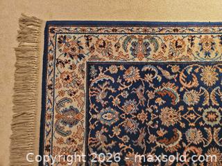 MaxSold Auction: Navy Persian/Oriental Wool Area Rug, 4 x 6 ft - Denver (Colorado, USA) SELLER MANAGED Estate Sale Online Auction - Greenwood Court