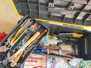 MaxSold Auction: Stanley FatMax Medium Toolbox with Hand Tools - Denver (Colorado, USA) SELLER MANAGED Estate Sale Online Auction - Greenwood Court