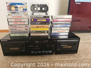 MaxSold Auction: TCL 32" Roku TV with Remote, Sony Dual Cassette Deck and Boombox - Denver (Colorado, USA) SELLER MANAGED Estate Sale Online Auction - Greenwood Court