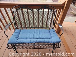 MaxSold Auction: Wrought Iron Black 2-Person Glider Bench - Denver (Colorado, USA) SELLER MANAGED Estate Sale Online Auction - Greenwood Court