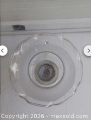 MaxSold Auction: Antique White Milk Glass Candle Hurricane Lamp Made in England - Burlington (Ontario, Canada) SELLER MANAGED Estate Sale Online Auction - Cloverleaf Drive