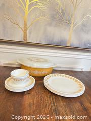 MaxSold Auction: Corelle & Pyrex Butterfly/Floral Gold Glass Bakeware Lot - Burlington (Ontario, Canada) SELLER MANAGED Estate Sale Online Auction - Cloverleaf Drive