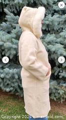 MaxSold Auction: Linda Lundstrom LaParka Women’s Hooded 100% Wool Knee-Length Coat, Cream, Size Medium - Burlington (Ontario, Canada) SELLER MANAGED Estate Sale Online Auction - Cloverleaf Drive