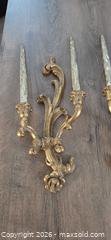 MaxSold Auction: Pair of Rococo Baroque Gold Gilt Wall Sconces Candle Holders - Burlington (Ontario, Canada) SELLER MANAGED Estate Sale Online Auction - Cloverleaf Drive