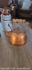 MaxSold Auction: Vintage Copper & Ceramic Kettle, Coffee Pot, Manual Grinder - Burlington (Ontario, Canada) SELLER MANAGED Estate Sale Online Auction - Cloverleaf Drive