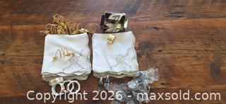 MaxSold Auction: Vintage Hand-Embroidered Linen Napkins & Napkin Rings, Lot - Burlington (Ontario, Canada) SELLER MANAGED Estate Sale Online Auction - Cloverleaf Drive