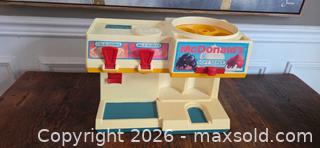 MaxSold Auction: Vintage McDonald's Plastic Toy Playset, Cream Yellow Red Teal - Burlington (Ontario, Canada) SELLER MANAGED Estate Sale Online Auction - Cloverleaf Drive