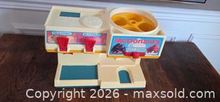MaxSold Auction: Vintage McDonald's Plastic Toy Playset, Cream Yellow Red Teal - Burlington (Ontario, Canada) SELLER MANAGED Estate Sale Online Auction - Cloverleaf Drive