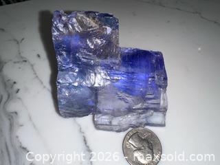 MaxSold Auction: Blue Halite Crystal - Arlington (Virginia, USA) SELLER MANAGED Downsizing Online Auction - 8th Street North