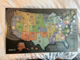 MaxSold Auction: Collectible 50 State Quarter collection - Arlington (Virginia, USA) SELLER MANAGED Downsizing Online Auction - 8th Street North