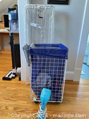 MaxSold Auction: Mixed Laundry Items: Black & Decker Steamer + IKEA JÄLL Rack - Arlington (Virginia, USA) SELLER MANAGED Downsizing Online Auction - 8th Street North