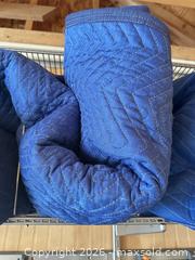 MaxSold Auction: Set of 4 Large Blue Quilted Moving Blankets 72x80 in - Arlington (Virginia, USA) SELLER MANAGED Downsizing Online Auction - 8th Street North