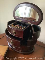 MaxSold Auction: Bombay Jewelry box plus jewelry  - Burnaby (British Columbia, Canada) SELLER MANAGED Estate Sale Online Auction - Portland Street