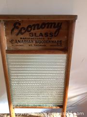 MaxSold Auction: Vintage Stool / Washboard  - Burnaby (British Columbia, Canada) SELLER MANAGED Estate Sale Online Auction - Portland Street