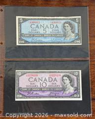 MaxSold Auction: 1954 Canada $5 + $10 Banknotes - Hamilton (Ontario, Canada) SELLER MANAGED Estate Sale Online Auction - Gertrude St.