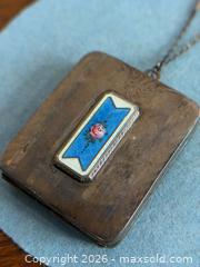 MaxSold Auction: Antique Art Deco STERLING SILVER + Guilloche Enamel Coin + Compact - Hamilton (Ontario, Canada) SELLER MANAGED Estate Sale Online Auction - Gertrude St.