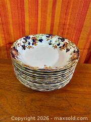 MaxSold Auction: Antique Losol Ware Tokio Soup Plates - Hamilton (Ontario, Canada) SELLER MANAGED Estate Sale Online Auction - Gertrude Street