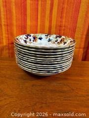 MaxSold Auction: Antique Losol Ware Tokio Soup Plates - Hamilton (Ontario, Canada) SELLER MANAGED Estate Sale Online Auction - Gertrude Street