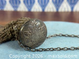 MaxSold Auction: Antique Mesh Coin Purse - Sterling Silver Top - Hamilton (Ontario, Canada) SELLER MANAGED Estate Sale Online Auction - Gertrude St.