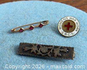 MaxSold Auction: Antique Sterling + Gold-Filled Brooches - Hamilton (Ontario, Canada) SELLER MANAGED Estate Sale Online Auction - Gertrude Street