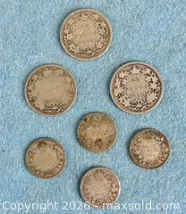 MaxSold Auction: Antique Sterling Silver Canada Coins (x7) - Hamilton (Ontario, Canada) SELLER MANAGED Estate Sale Online Auction - Gertrude St.