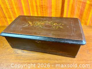 MaxSold Auction: Antique Swiss Cylinder Music Box - Works Great - Hamilton (Ontario, Canada) SELLER MANAGED Estate Sale Online Auction - Gertrude Street