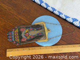 MaxSold Auction: Antique Whiting & Davis Enamel Mesh Metal Purse - Hamilton (Ontario, Canada) SELLER MANAGED Estate Sale Online Auction - Gertrude St.