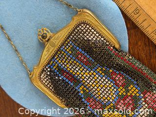 MaxSold Auction: Antique Whiting & Davis Enamel Mesh Metal Purse - Hamilton (Ontario, Canada) SELLER MANAGED Estate Sale Online Auction - Gertrude St.