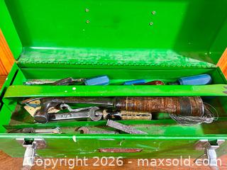 MaxSold Auction: Green Toolbox Full of Tools - Hamilton (Ontario, Canada) SELLER MANAGED Estate Sale Online Auction - Gertrude St.