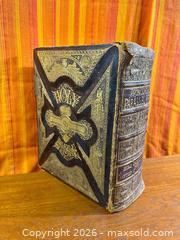 MaxSold Auction: Huge Antique Leather Bound Bible - Hamilton (Ontario, Canada) SELLER MANAGED Estate Sale Online Auction - Gertrude Street