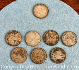 MaxSold Auction: Silver Canada 25 Cent Coins (x8) - Hamilton (Ontario, Canada) SELLER MANAGED Estate Sale Online Auction - Gertrude St.