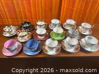 MaxSold Auction: Teacups and Saucers Including Royal Albert + Wedgwood - Hamilton (Ontario, Canada) SELLER MANAGED Estate Sale Online Auction - Gertrude Street