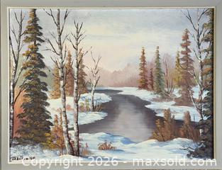 MaxSold Auction: Vintage Oil on Board Painting, Signed D. LEITSAME - Hamilton (Ontario, Canada) SELLER MANAGED Estate Sale Online Auction - Gertrude Street