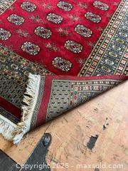 MaxSold Auction: Vintage Thick Border Bokhara Area Rug - Hamilton (Ontario, Canada) SELLER MANAGED Estate Sale Online Auction - Gertrude Street