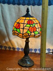 MaxSold Auction: Vintage Tiffany Style Stained Glass Boudoir Lamp - Hamilton (Ontario, Canada) SELLER MANAGED Estate Sale Online Auction - Gertrude St.