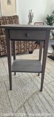 MaxSold Auction: IKEA Gray Engineered Wood Modern End Table with Drawer & Shelf - Markham (Ontario, Canada) PARTNER MANAGED Estate Sale Online Auction - Forest Park Crescent