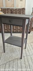 MaxSold Auction: IKEA Gray Engineered Wood Modern End Table with Drawer & Shelf - Markham (Ontario, Canada) PARTNER MANAGED Estate Sale Online Auction - Forest Park Crescent