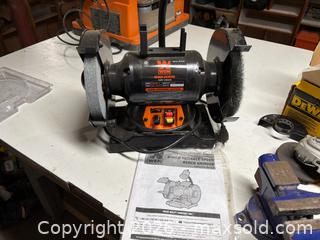 MaxSold Auction: DeWalt DWE402 4 1/2" Angle Grinder, Corded Electric, WEN 6 in. Corded Bench Grinder, Black - Bedford (New Hampshire, USA) PARTNER MANAGED Moving Online Auction - Holbrook Road