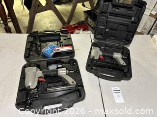 MaxSold Auction: Porter-Cable Pneumatic Brad/Finish Nailers, Lot of 2 - Bedford (New Hampshire, USA) PARTNER MANAGED Moving Online Auction - Holbrook Road