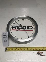 MaxSold Auction: Ridgid clock and stool - Bedford (New Hampshire, USA) PARTNER MANAGED Moving Online Auction - Holbrook Road
