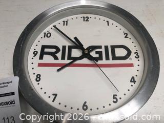 MaxSold Auction: Ridgid clock and stool - Bedford (New Hampshire, USA) PARTNER MANAGED Moving Online Auction - Holbrook Road