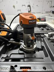 MaxSold Auction: RIDGID Corded Compact/Trim & Plunge Router, Magnesium Housing - Bedford (New Hampshire, USA) PARTNER MANAGED Moving Online Auction - Holbrook Road