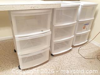 MaxSold Auction: 3 drawer totes - Salmon Arm (British Columbia, Canada) SELLER MANAGED Downsizing Online Auction - 5 Avenue North East                    