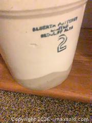 MaxSold Auction: Alberta Potteries crock - Salmon Arm (British Columbia, Canada) SELLER MANAGED Downsizing Online Auction - 5 Avenue North East                    