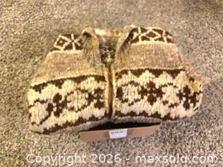 MaxSold Auction: Authentic Cowichan sweater - Salmon Arm (British Columbia, Canada) SELLER MANAGED Downsizing Online Auction - 5 Avenue North East                    