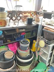 MaxSold Auction: Gardening pots and decor - Salmon Arm (British Columbia, Canada) SELLER MANAGED Downsizing Online Auction - 5 Avenue North East                    