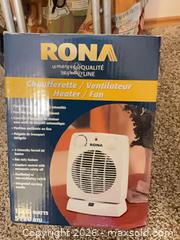 MaxSold Auction: Heater, stool and cart - Salmon Arm (British Columbia, Canada) SELLER MANAGED Downsizing Online Auction - 5 Avenue North East                    